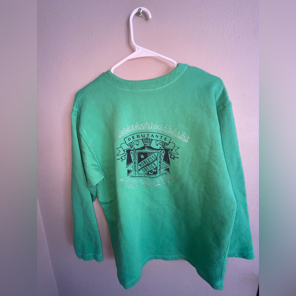 Passport Vintage Green Sweatshirt Small